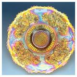Fenton Marigold Orange Tree Plate
