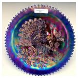Northwood Blue Peacocks Plate
