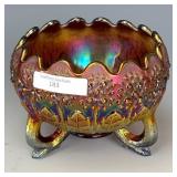 Fenton's Flowers Amethyst Rosebowl