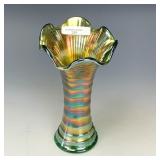 Imperial Green Ripple Vase