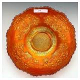 Fenton Pumpkin Orange Tree Bowl