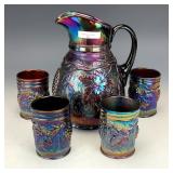 Dugan Amethyst Vineyard Water Set
