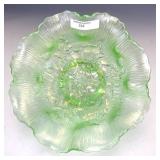 Northwood Ice Green Poppy Show Bowl