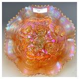 Northwood Marigold Rose Show Bowl