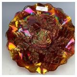 Millersburg Amethyst Nesting Swan Bowl
