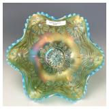Westmoreland Blue Opal Daisy Wreath Bowl