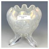 Northwood White Daisy & Plume Rosebowl