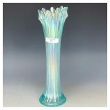 Northwood Ice Blue Thin Rib Vase