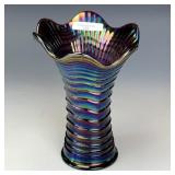 Imperial Purple Ripple Vase