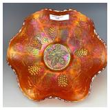 Fenton Pumpkin Concord Grape Bowl