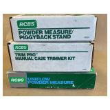 3 RCBS Powder Measures & Trimmer