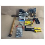 Staple Guns, Framing Hammer & Rivets