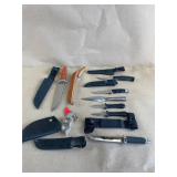 Sheathed Knife Lot