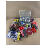 Electrical Supply Lot: Clamps, Wire, etc.