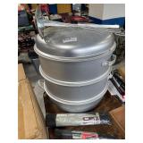 Tiered Aluminum Cooking/Steaming System