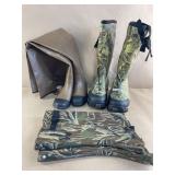Irish Setter Rubber Boots Sz. 9 & Hip Waders Sz. 9