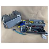 Household Tool Lot w/ Step Stool Box