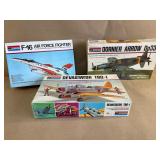 3 Monogram Models: F16, etc.