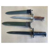 2 Military Bayonets