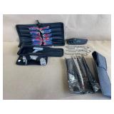 Collection of Throwing Knives, Hunting Knives, etc