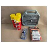 3 NOS Cans Spray Foam, Gloves & Drivers