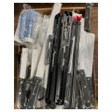 Large Lot of Kitchen Knives & Holder