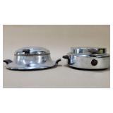 3 Vintage Chrome Waffle Irons