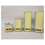 Vintage Lincoln Canister Set