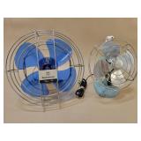 2 Vintage Tabel Top Fans