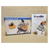 NOS Breville Milk Cafe & Pizelle Chef
