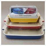 3 Le Creuset Baking Dishes