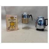 4 Mid Century Coffee Percolators