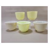 5 Vintage Small Pyrex Mixing Bowls