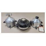 3 Vintage Electric Egg Cookers