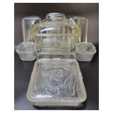 Vintage Glass Refrigerator Jars