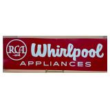 RCA Whirlpool Enameled Advertising Sign