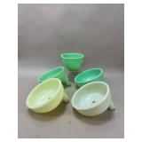 Vintage Glass Hoppers for Stand Mixers